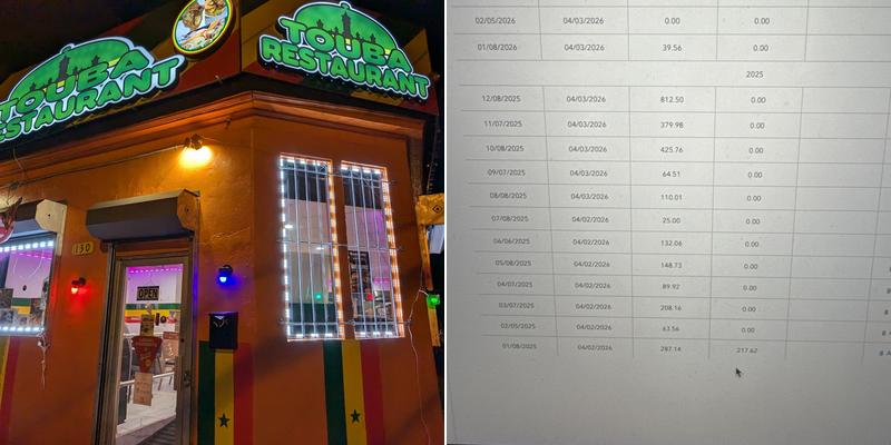 Touba Restaurant 130 Myrtle Ave, Irvington