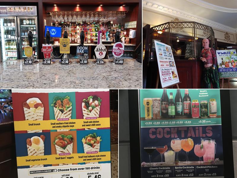 The Picture House - JD Wetherspoon Menu