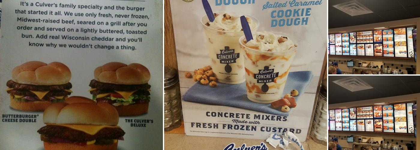 Culver’s Menu