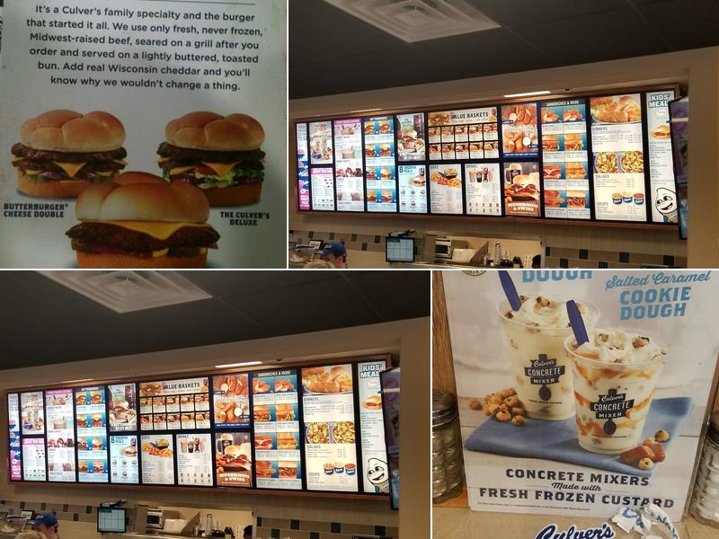 Culver’s Menu