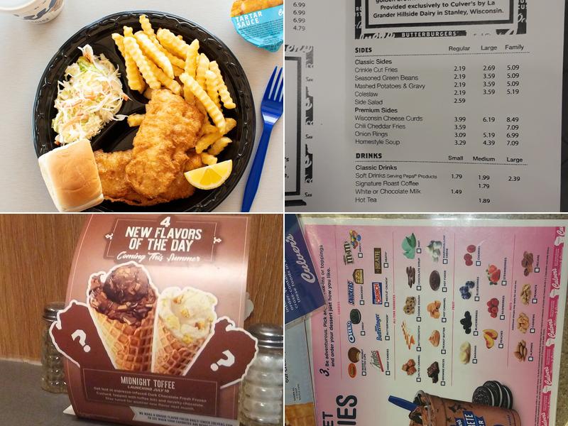 Culver’s Menu