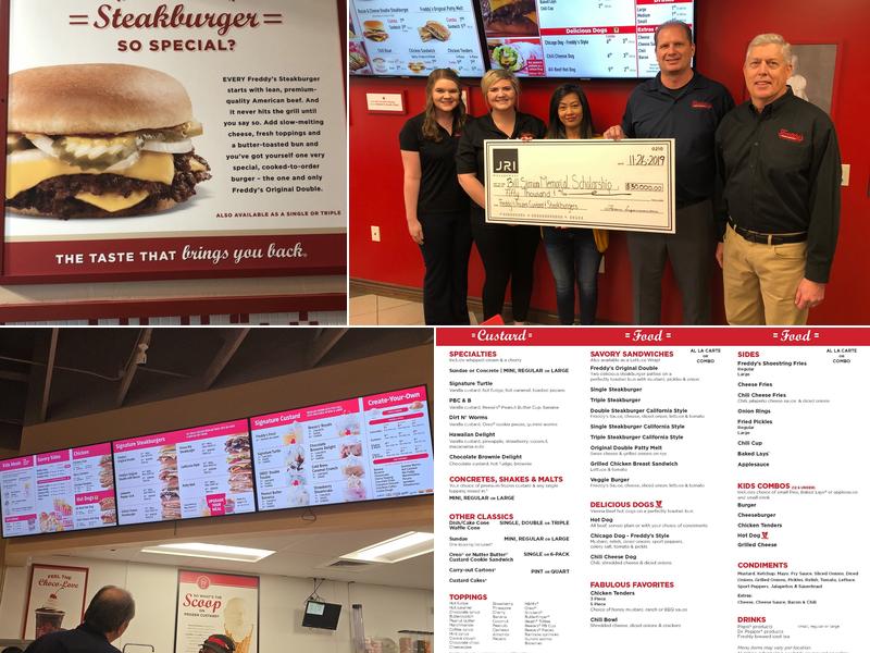 Freddy's Frozen Custard & Steakburgers Menu