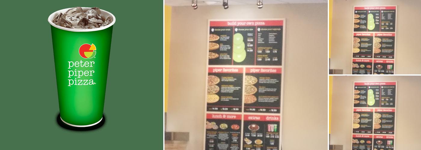 Peter Piper Pizza Menu