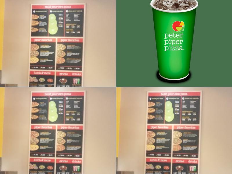 Peter Piper Pizza Menu