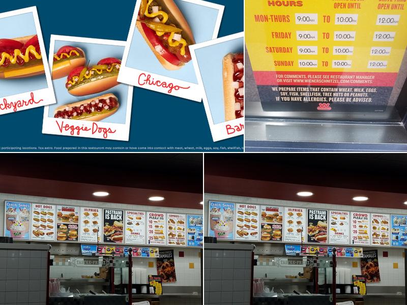 Wienerschnitzel Menu