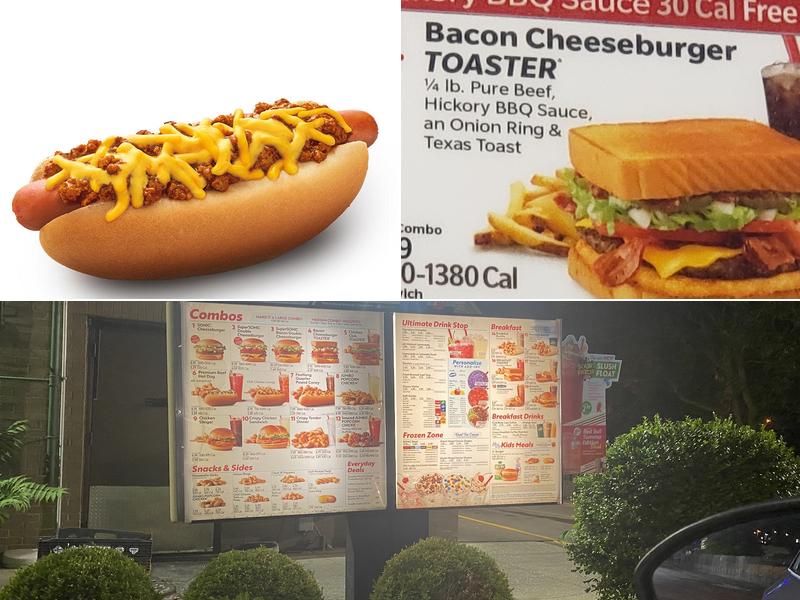 Sonic Drive-In Menu