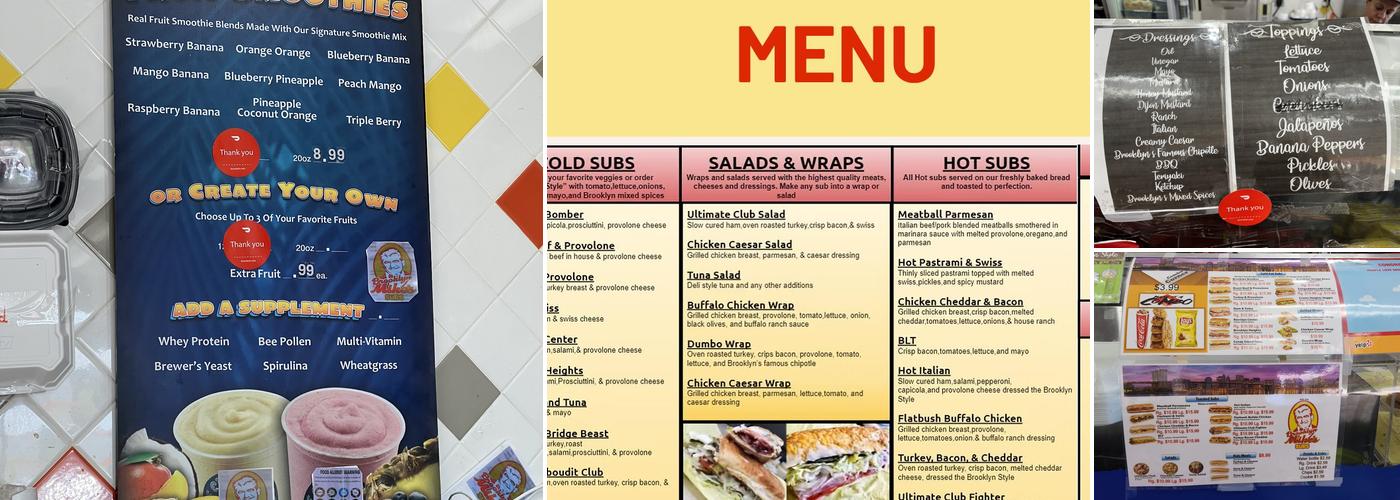 Brooklyn Mike's Subs Menu