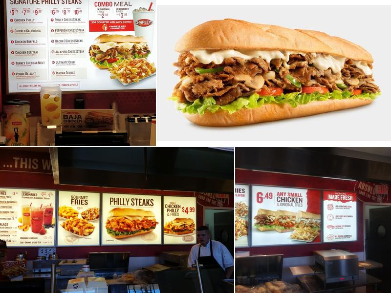 Charleys Cheesesteaks Menu