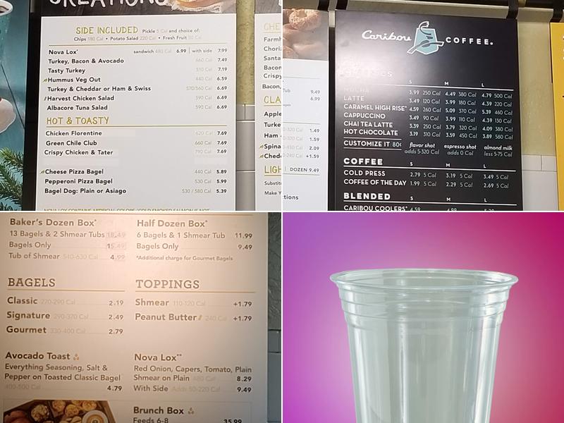 Einstein Bros. Bagels Menu