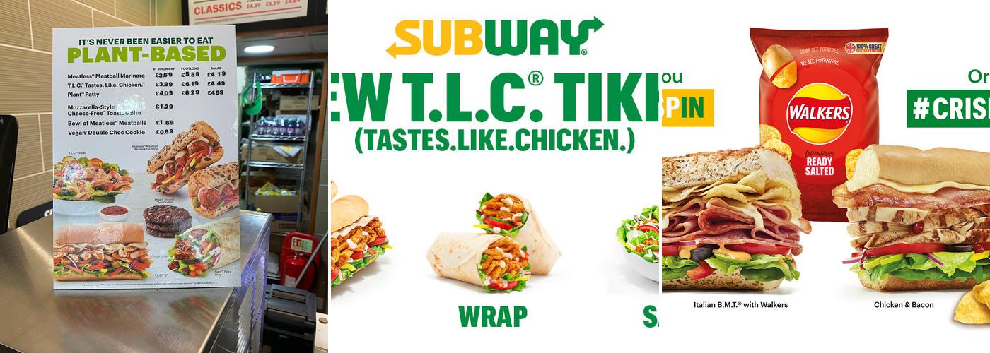 Subway Menu