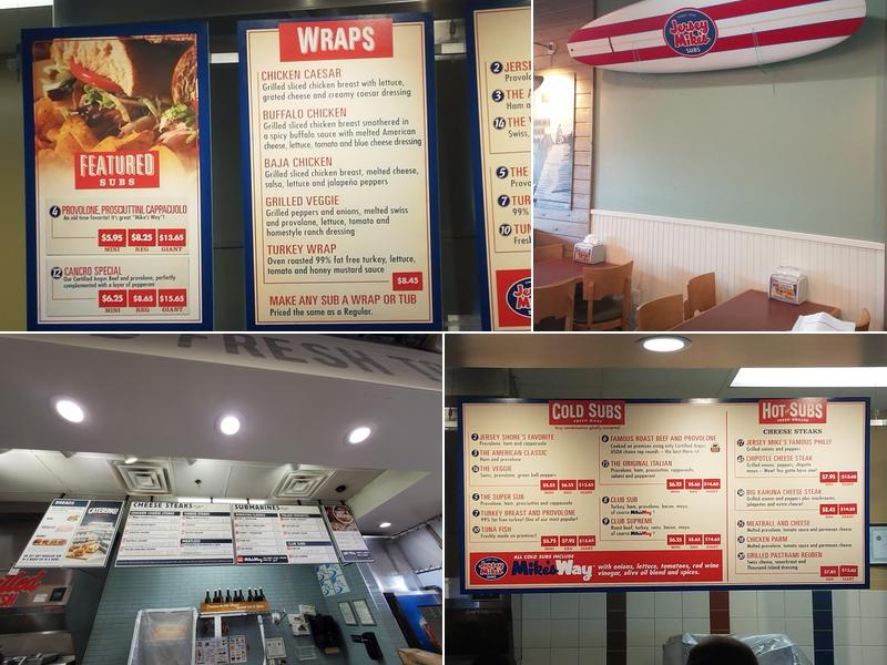 Jersey Mike's Subs Menu