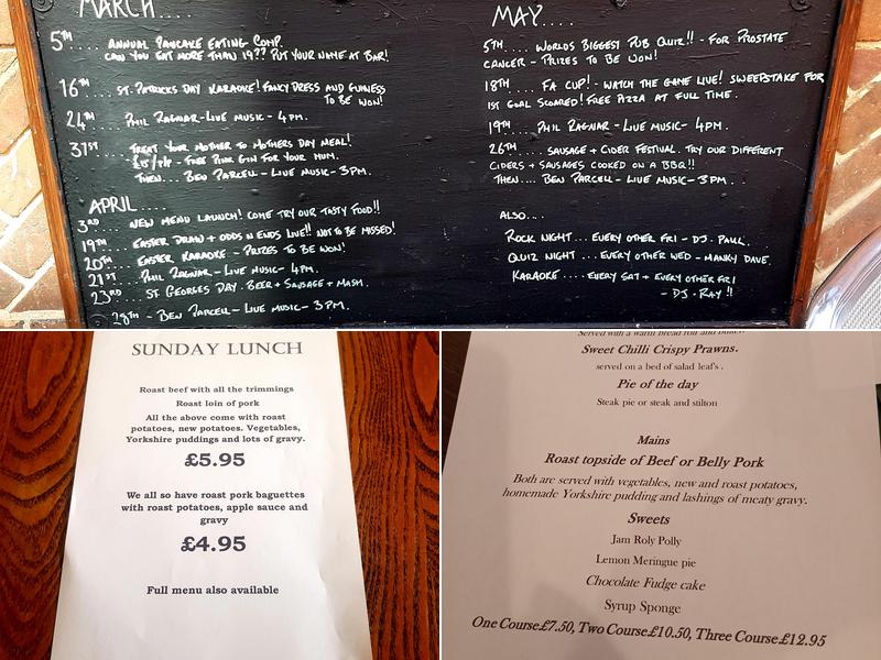 Black Lion Menu
