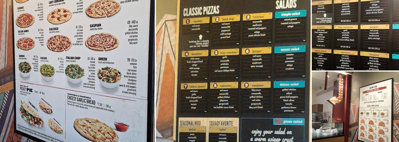 MOD Pizza Menu