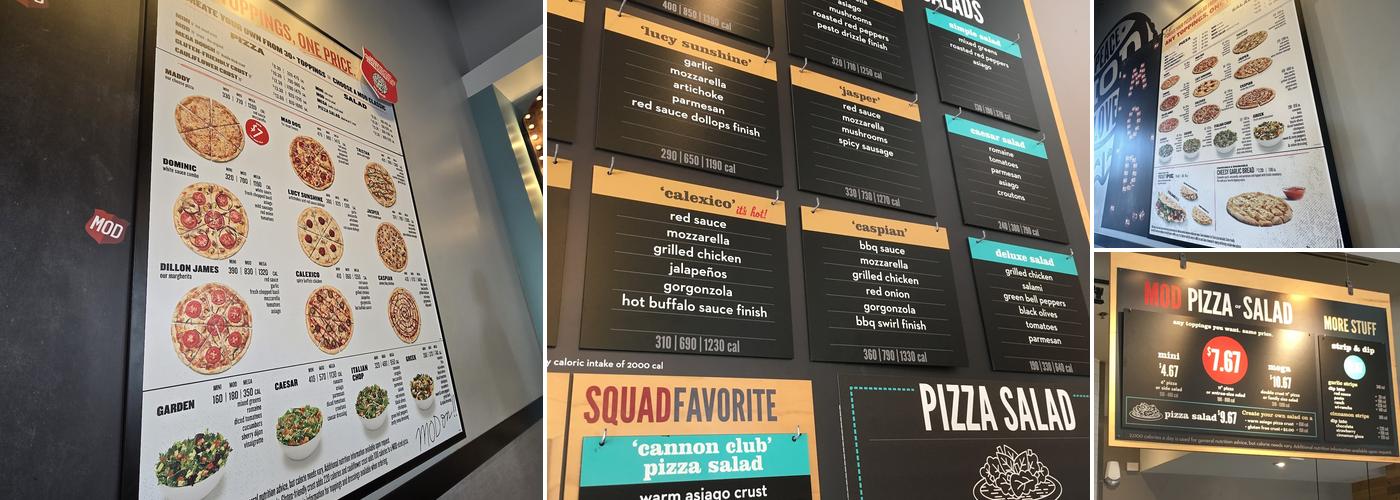 MOD Pizza Menu