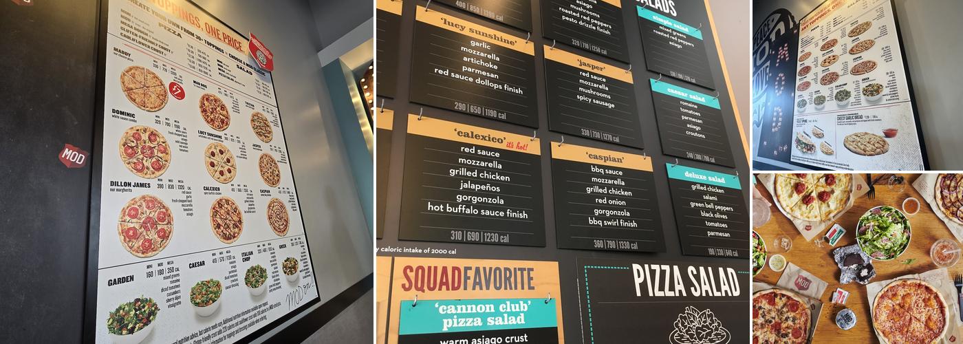 MOD Pizza Menu