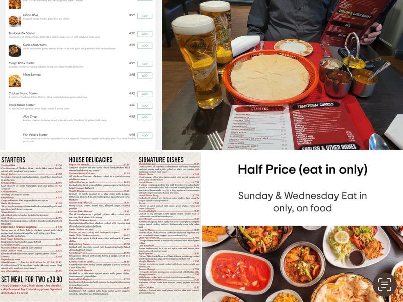 Royal Tandoori Scarborough Menu