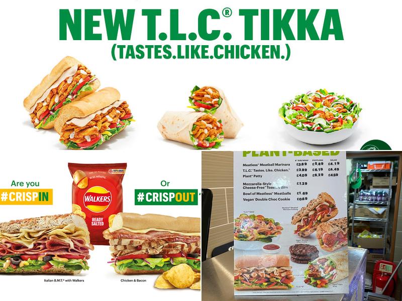 Subway Menu