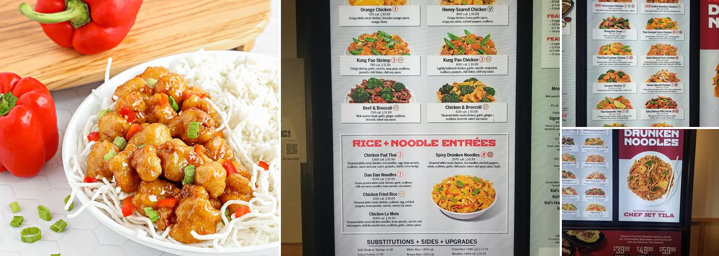 Pei Wei Asian Kitchen Menu