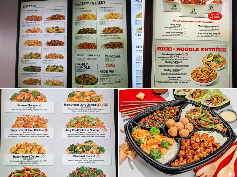 Pei Wei Asian Kitchen Menu