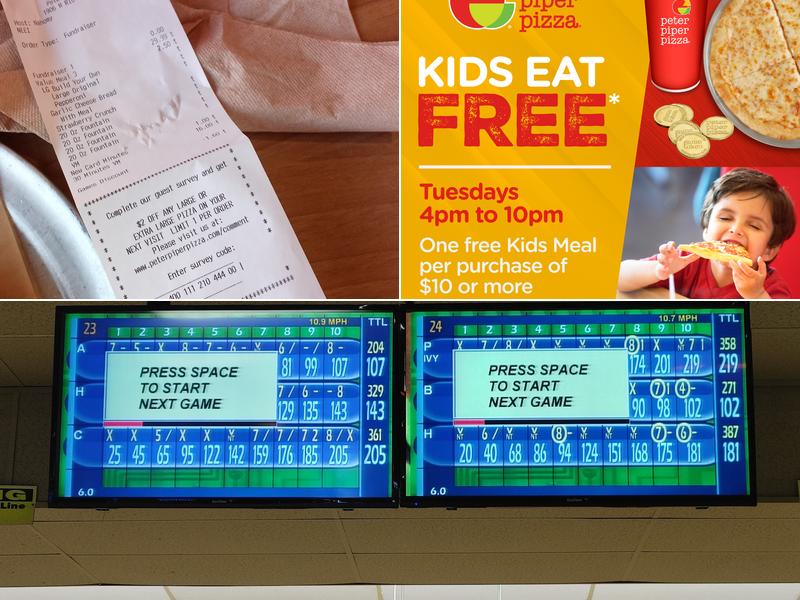 Peter Piper Pizza Menu
