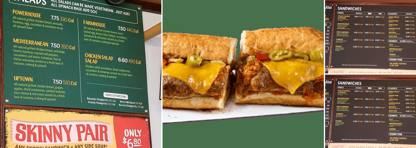Potbelly Sandwich Shop Menu