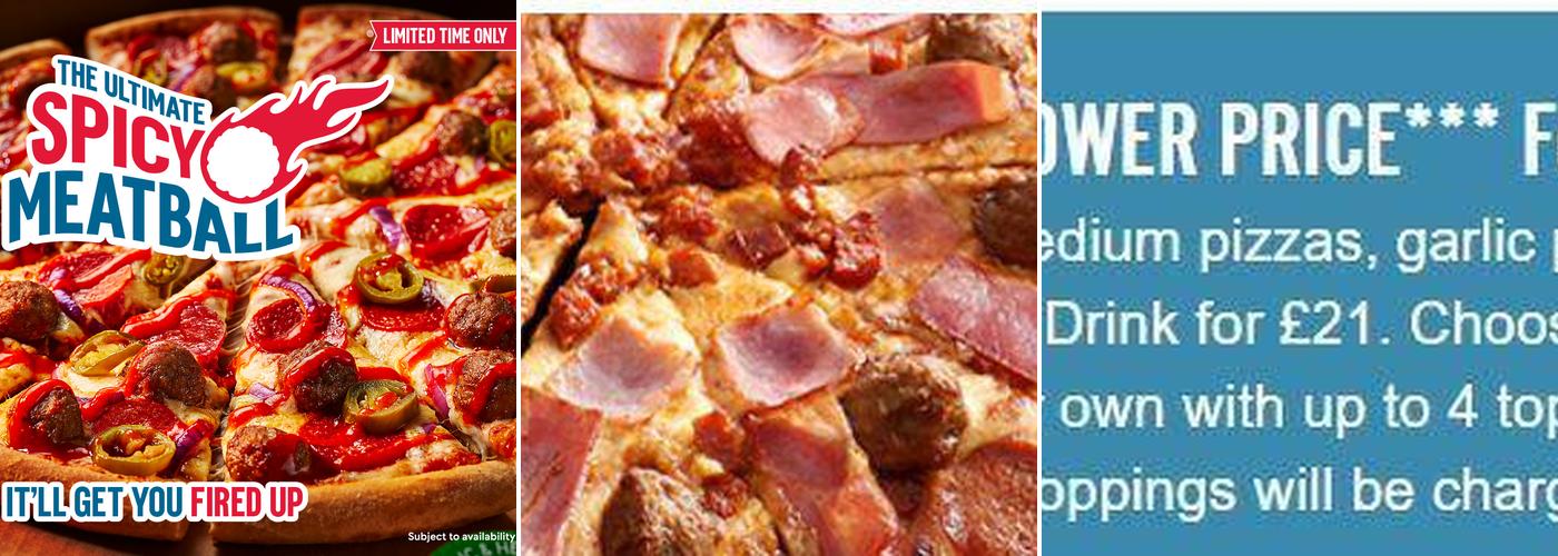 Domino's Pizza - Stafford Menu