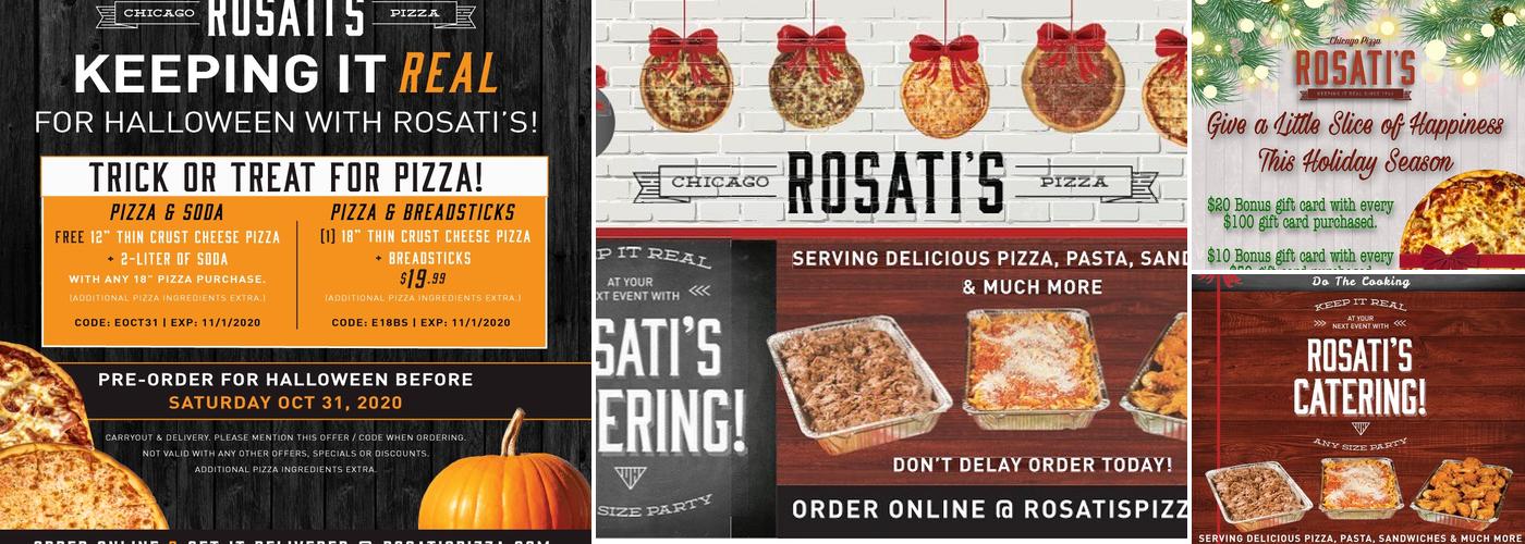 Rosati’s Pizza Menu