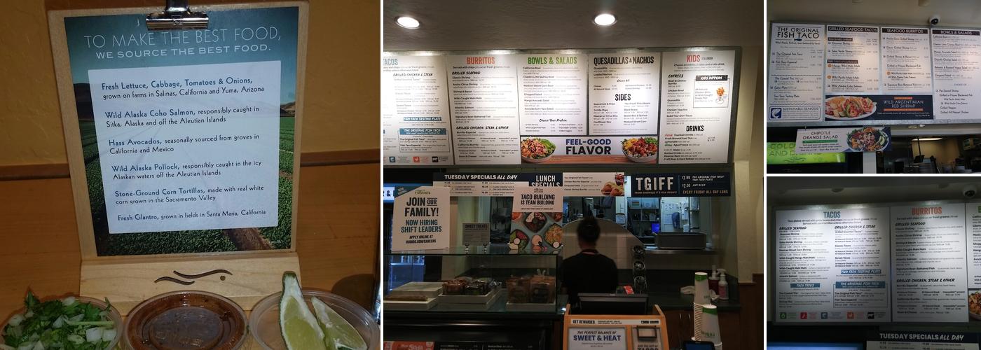 Rubio's Coastal Grill Menu