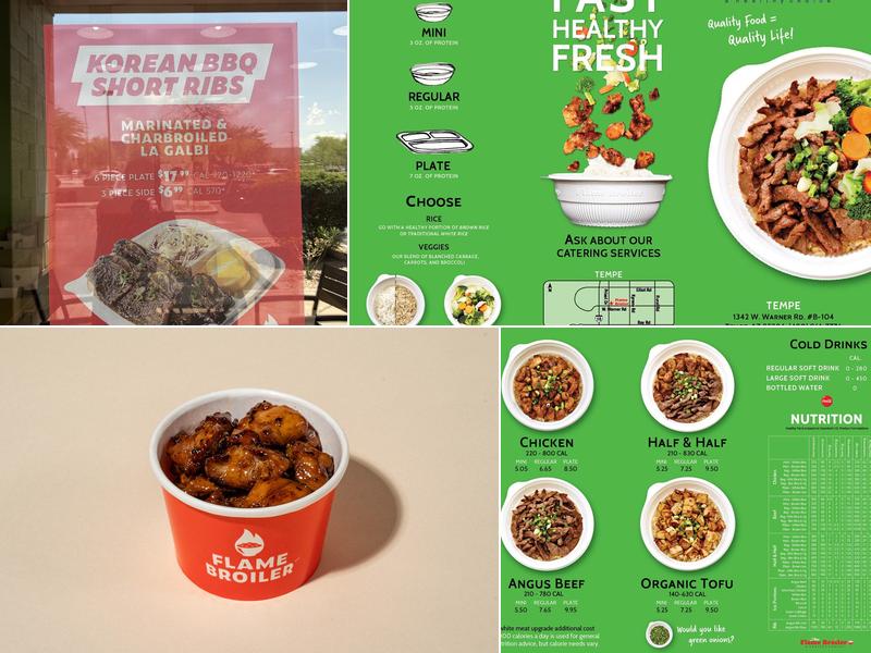 Flame Broiler Menu