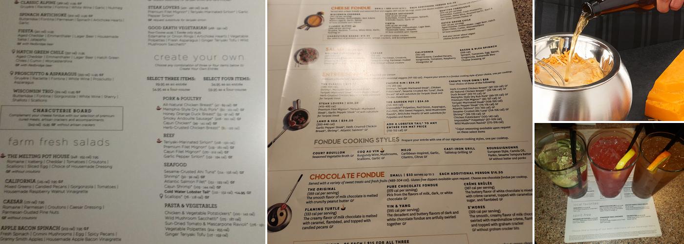 Melting Pot Menu