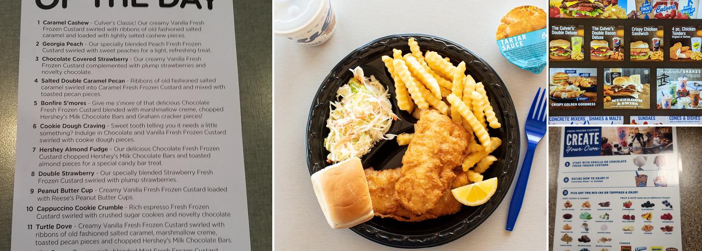 Culver’s Menu