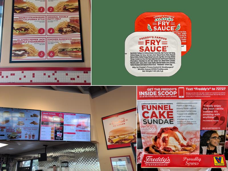 Freddy's Frozen Custard & Steakburgers Menu