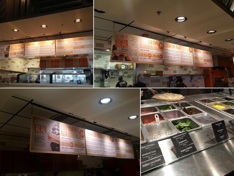 Blaze Pizza Menu