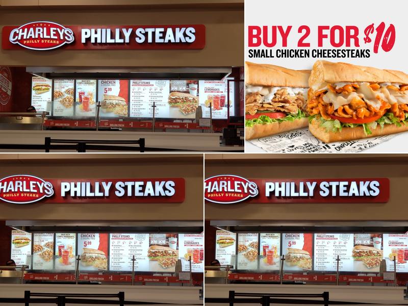Charleys Cheesesteaks Menu
