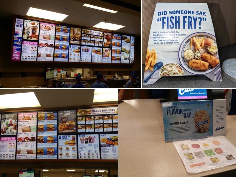 Culver’s Menu