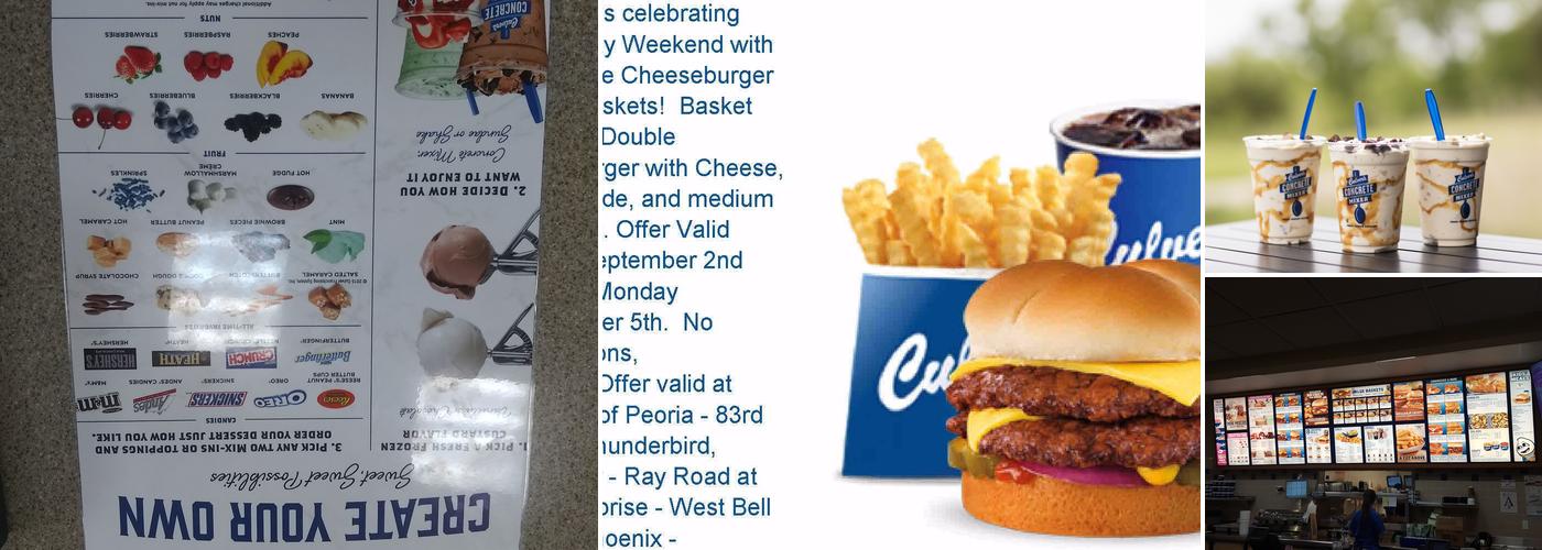 Culver’s Menu