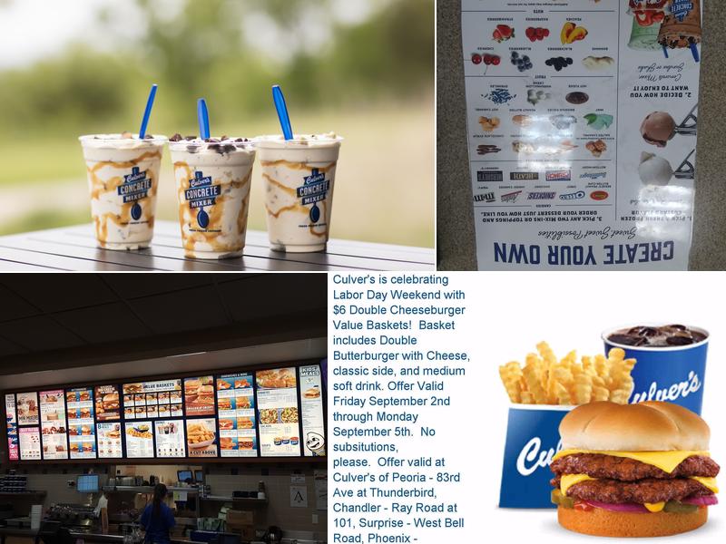 Culver’s Menu