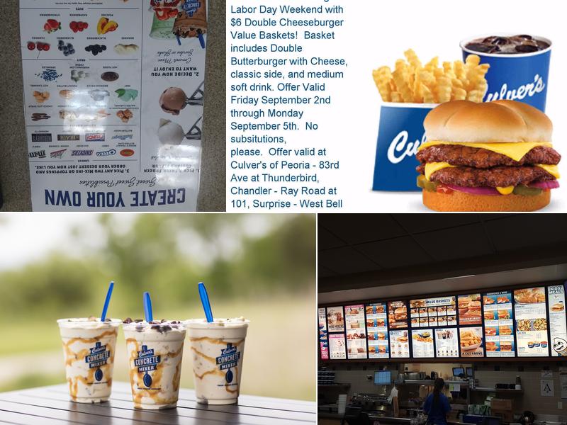 Culver’s Menu