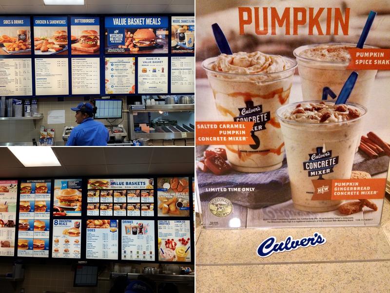 Culver's Menu