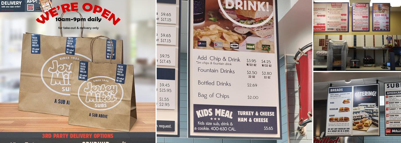 Jersey Mike's Subs Menu