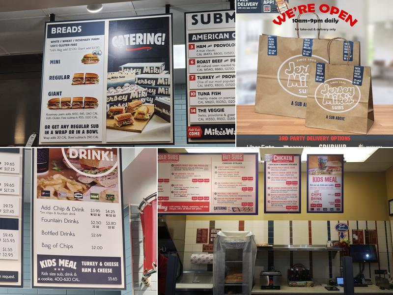 Jersey Mike's Subs Menu
