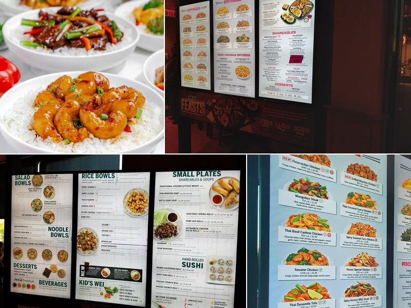 Pei Wei Asian Kitchen Menu