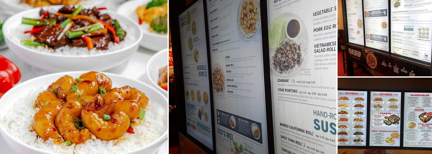Pei Wei Asian Kitchen Menu