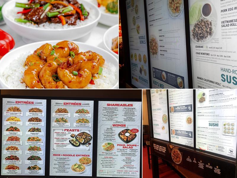 Pei Wei Asian Kitchen Menu