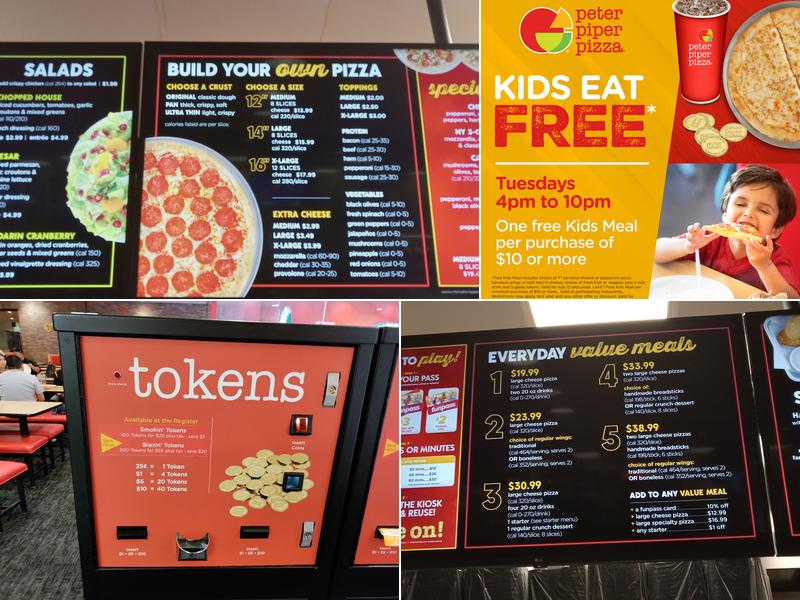 Peter Piper Pizza Menu