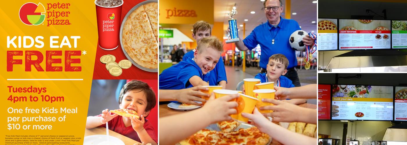 Peter Piper Pizza Menu