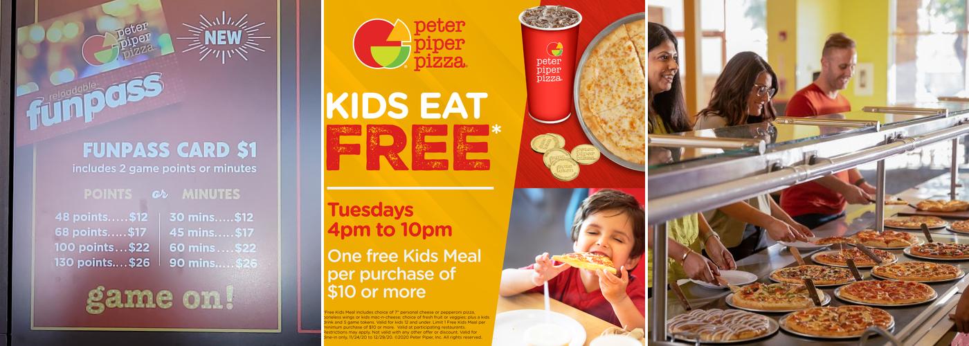 Peter Piper Pizza Menu