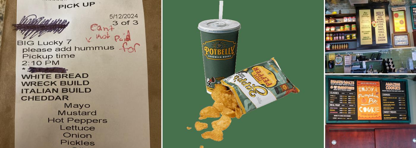 Potbelly Sandwich Shop Menu