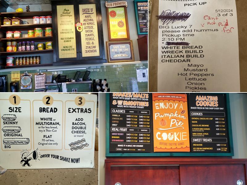 Potbelly Sandwich Shop Menu