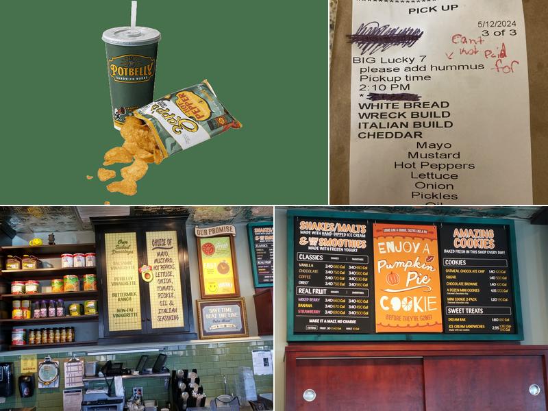 Potbelly Sandwich Shop Menu